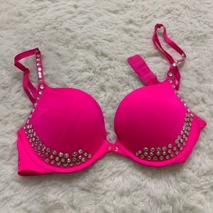 Rhinestone audition bra